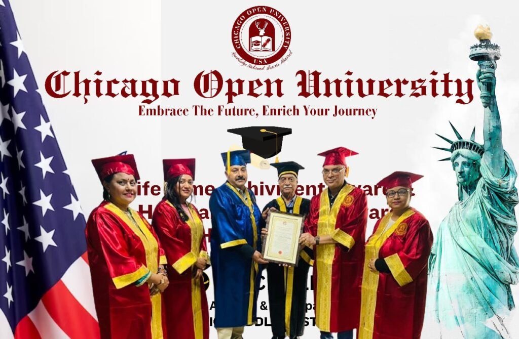 Homorary Doctorate Awards chicago open university
